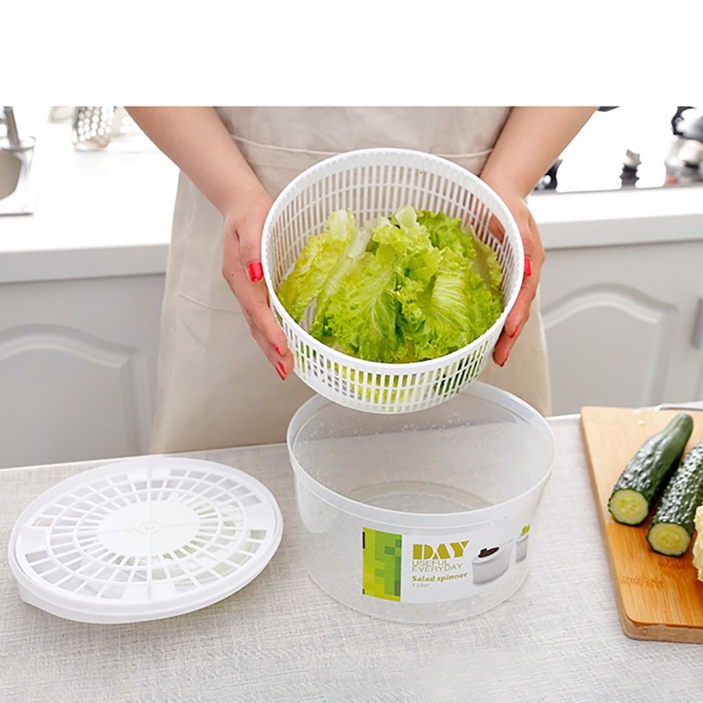 3L Plastic Salad Spinner