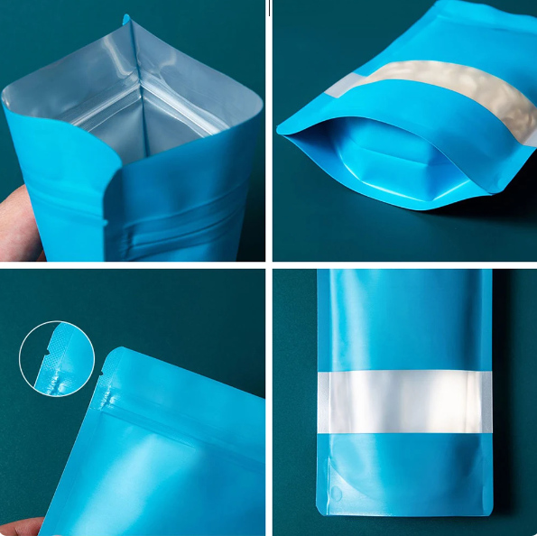 Zip discount foil bags