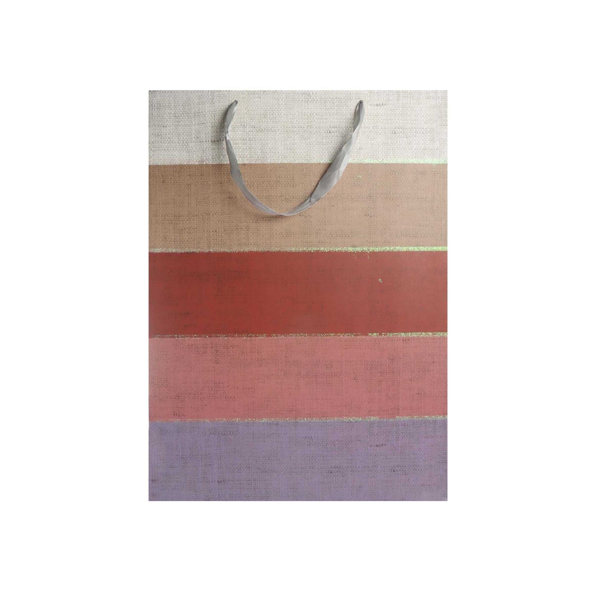 Gift Paper Bag Colour Stripes 31x41cm Large