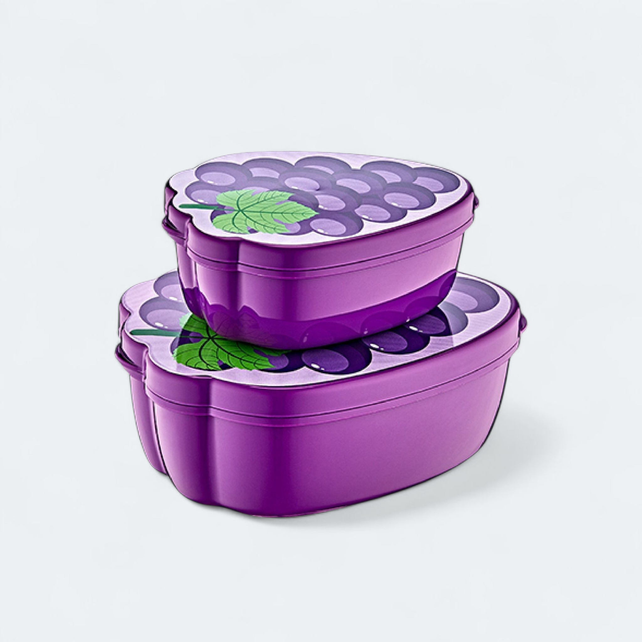 Hobby Life Storage Lunch Box Funny Fruit Design 2pack 021179