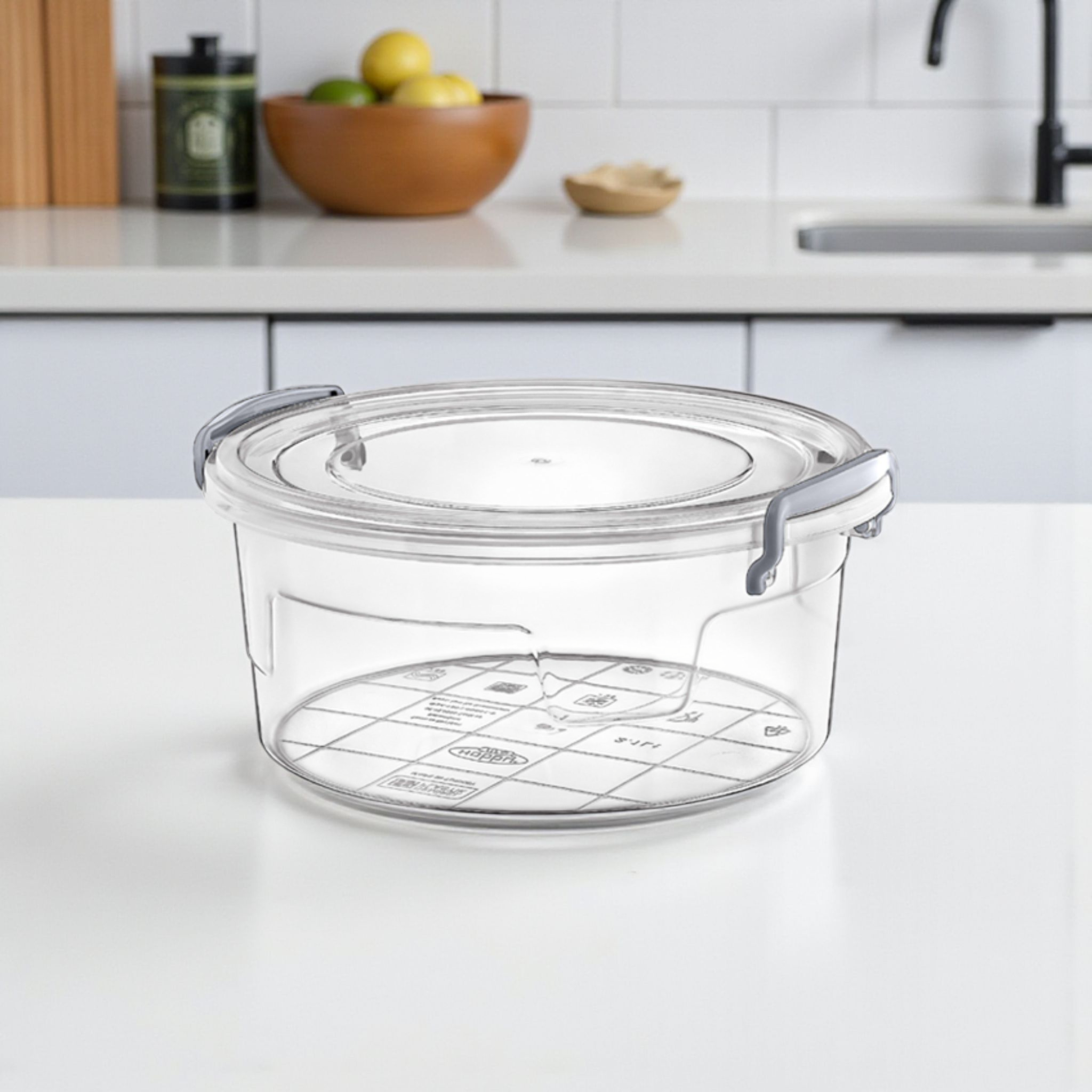 Hobby Life Multi Box Round Storage with Clip Lock Lid 1.2L  021141