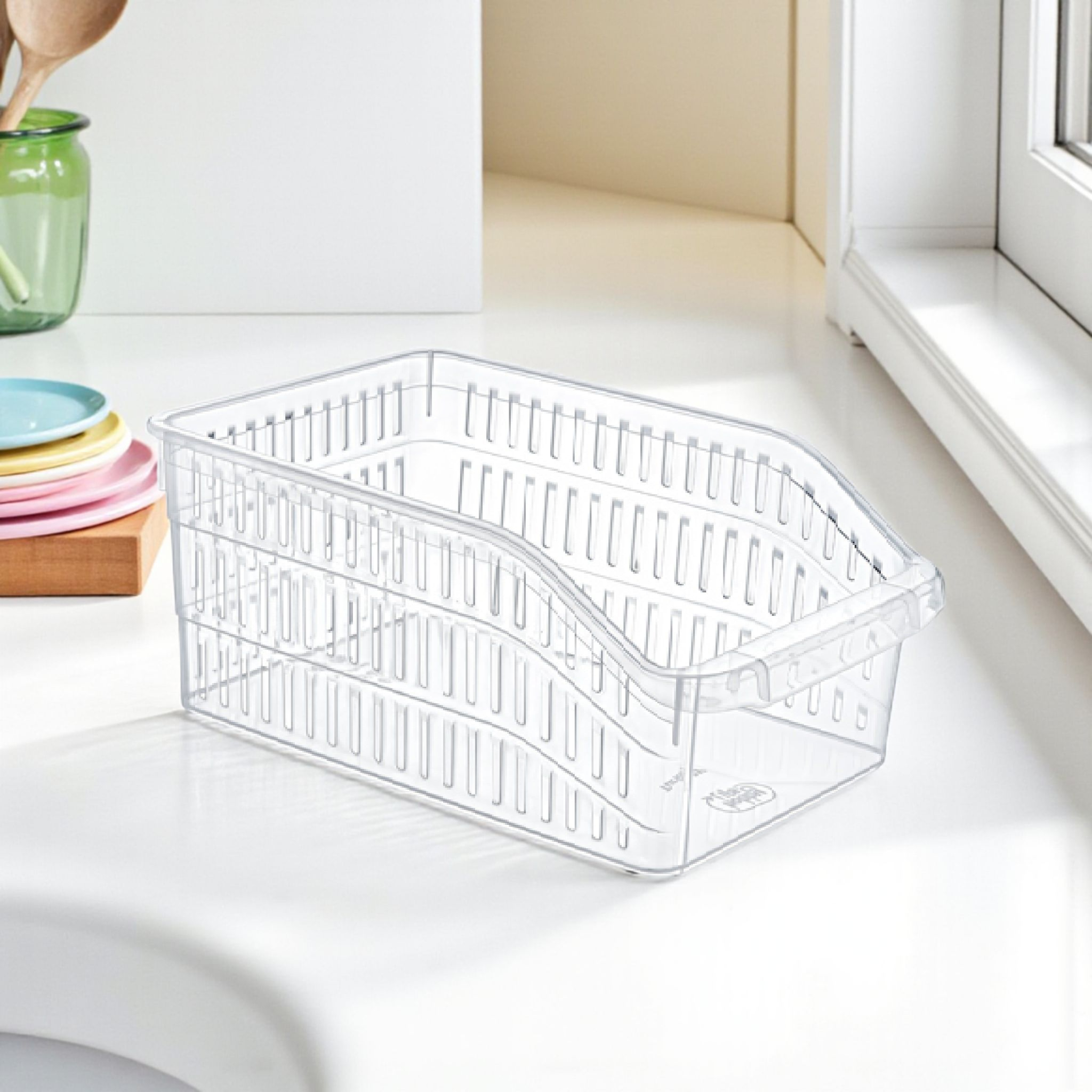 Hobby Life Orgamix Kitchen Fridge Organizer Clear Wide 031064
