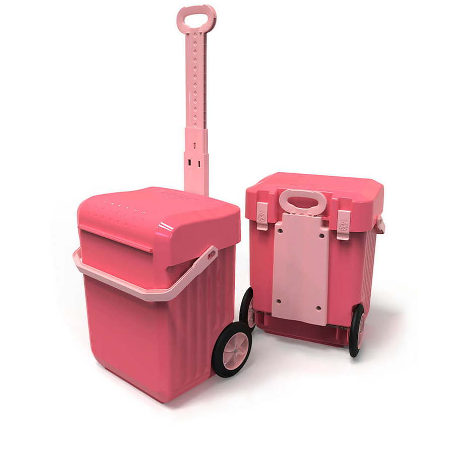 Plastic school bags with wheels best sale