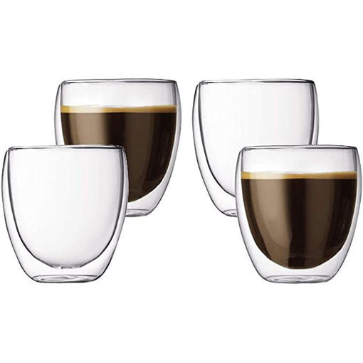 Barista Double Wall Café Espresso Coffee Cup 310ml 2pc 11400