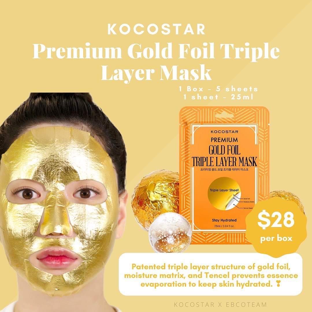 Kocostar Sheet Gold Mask