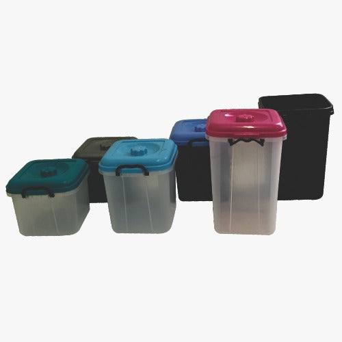 Plastic Food Saver 20L with Clip  Lock Handle Lid 1pc