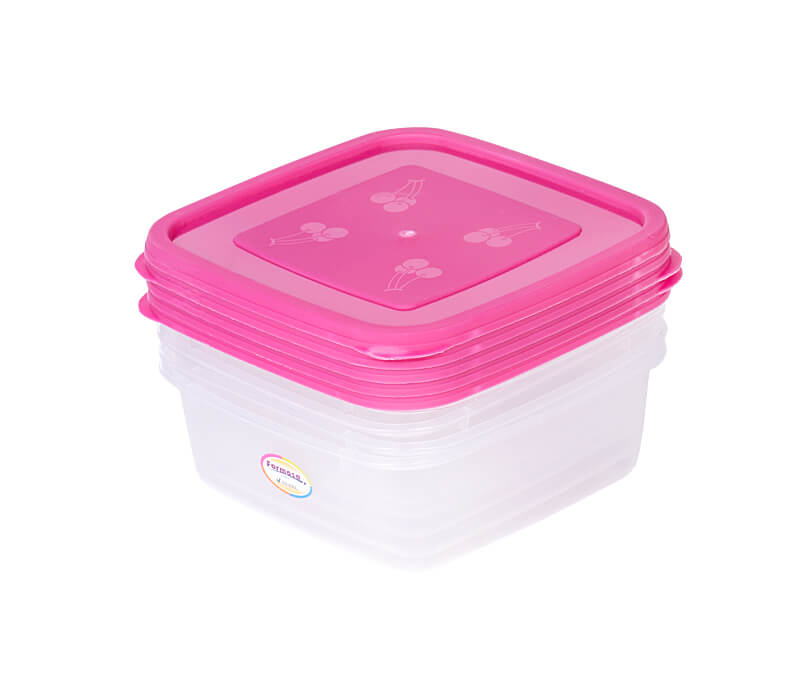 Plastic Lunchbox Container 1400cc Formosa 5pack