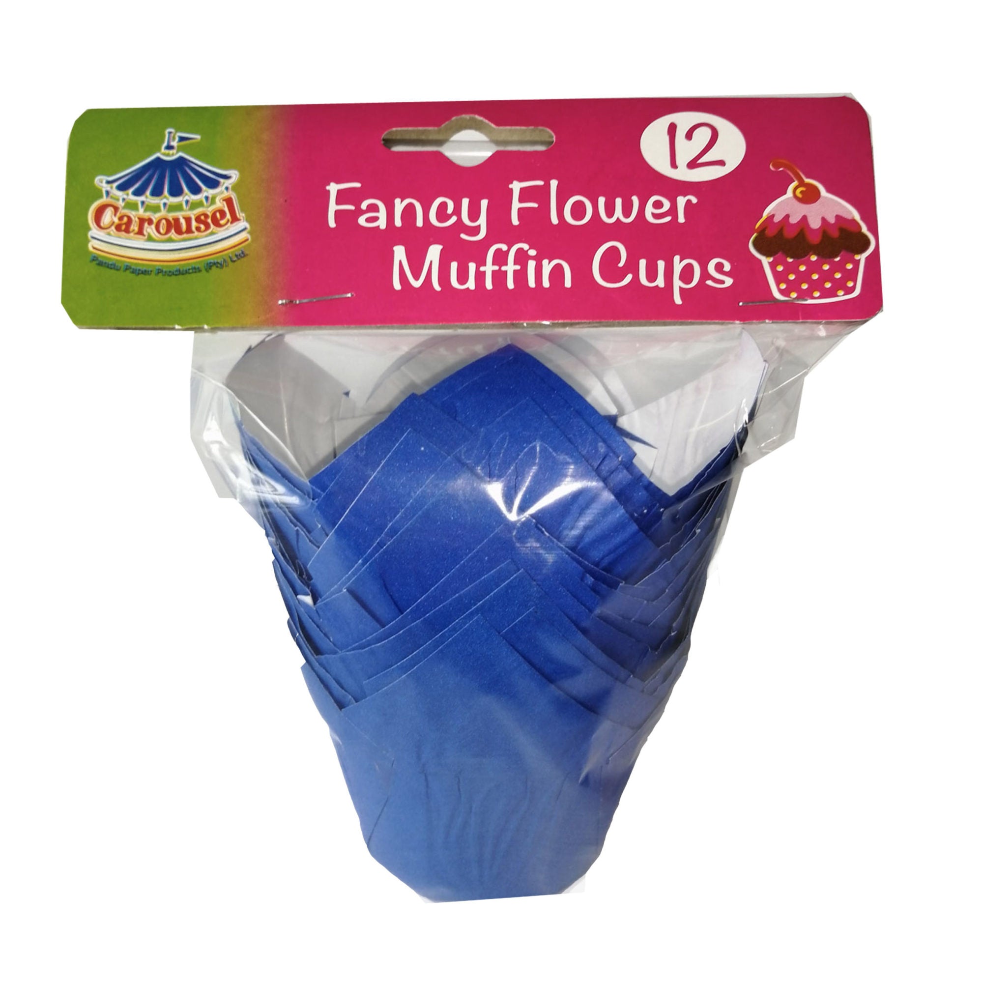 Muffin Cups Flower 12s