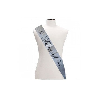 Party Sash Farwell Gold Silver Mix