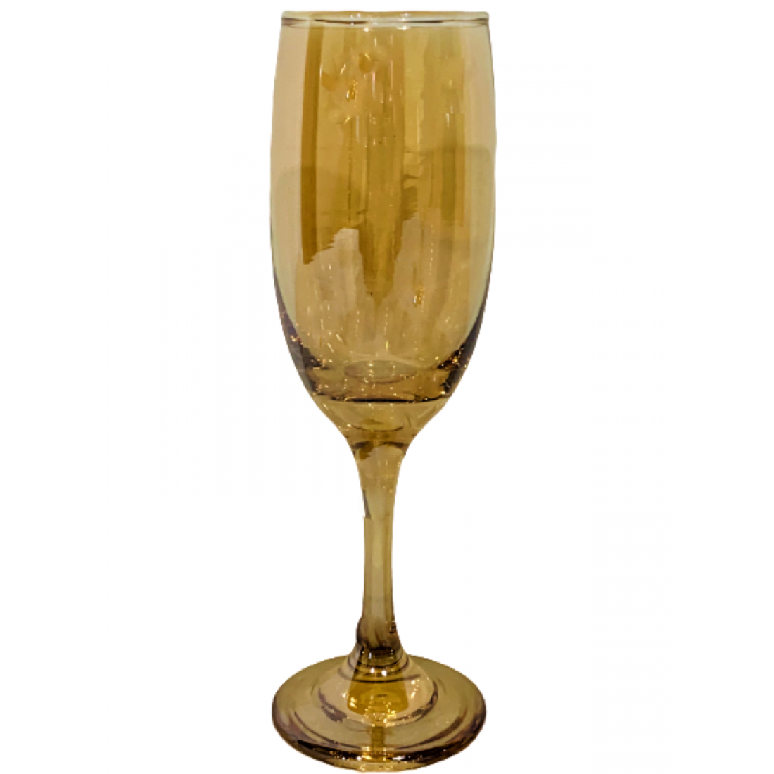 Glass Tumbler Champagne 190ml 6Pcs Gold GL1794