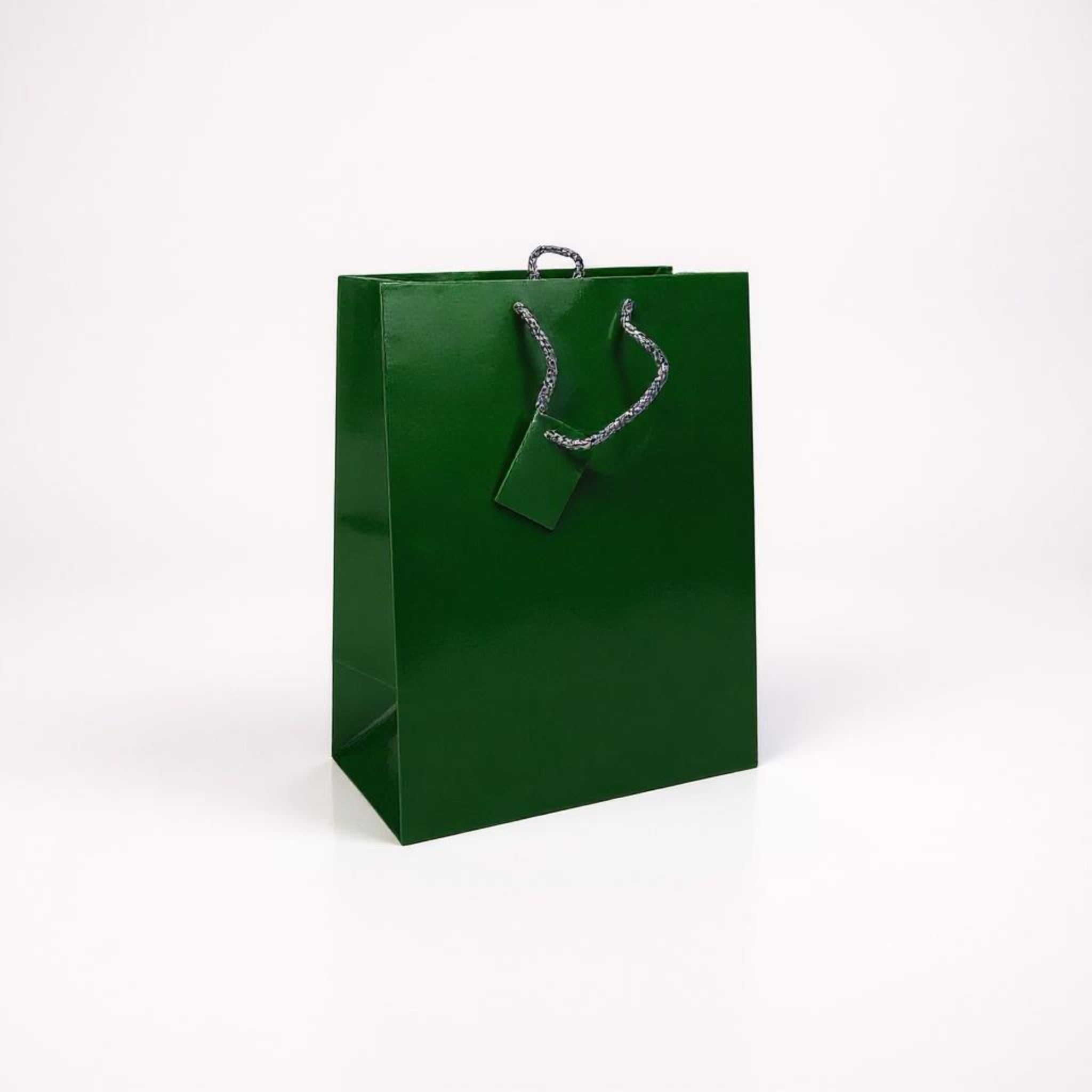 Gift Bag Dark Green 33x45x10cm