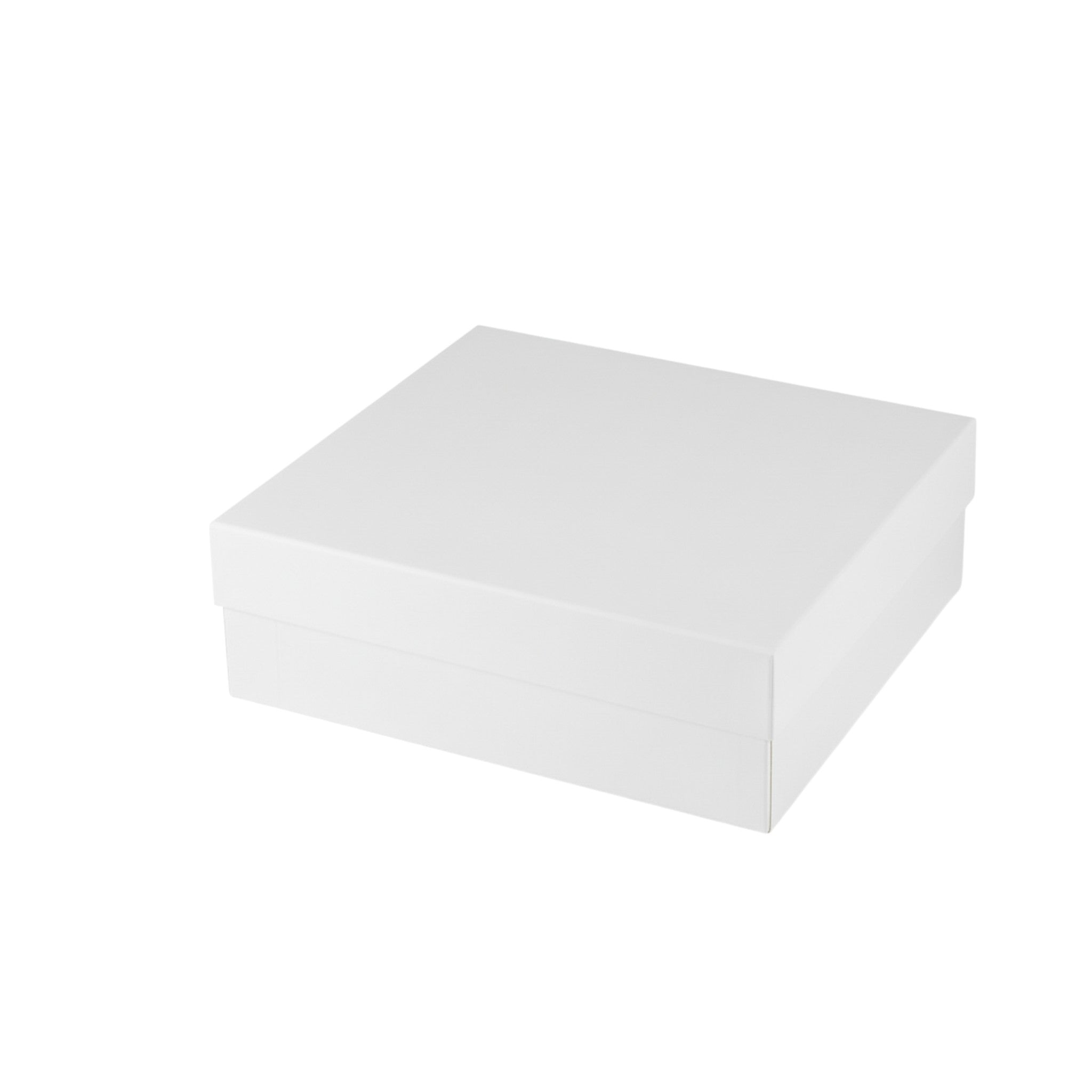 Gift Box Sturdy Hardboard Plain Solid Color 14x14x5.2cm