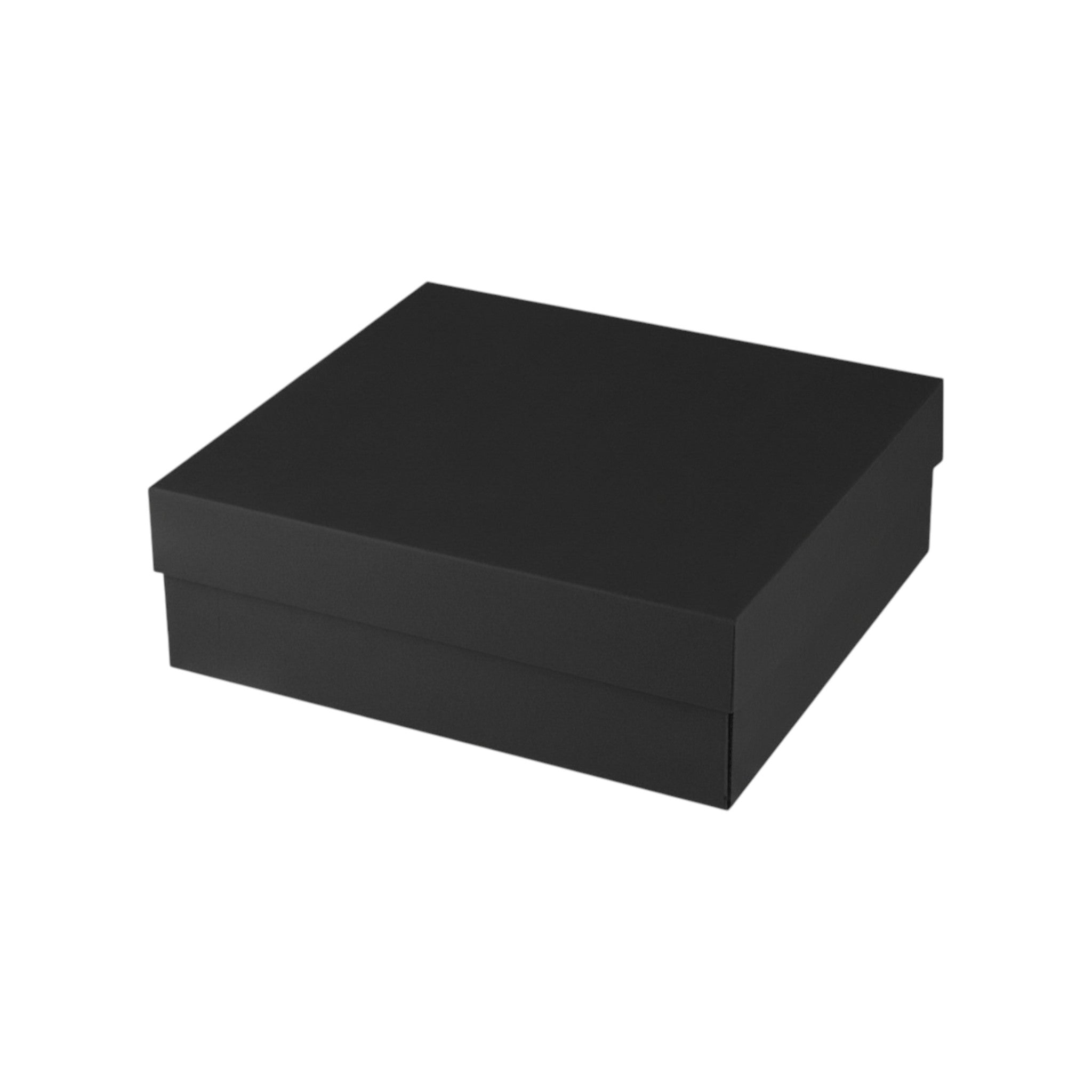 Gift Box Sturdy Hardboard Plain Solid Color 14x14x5.2cm