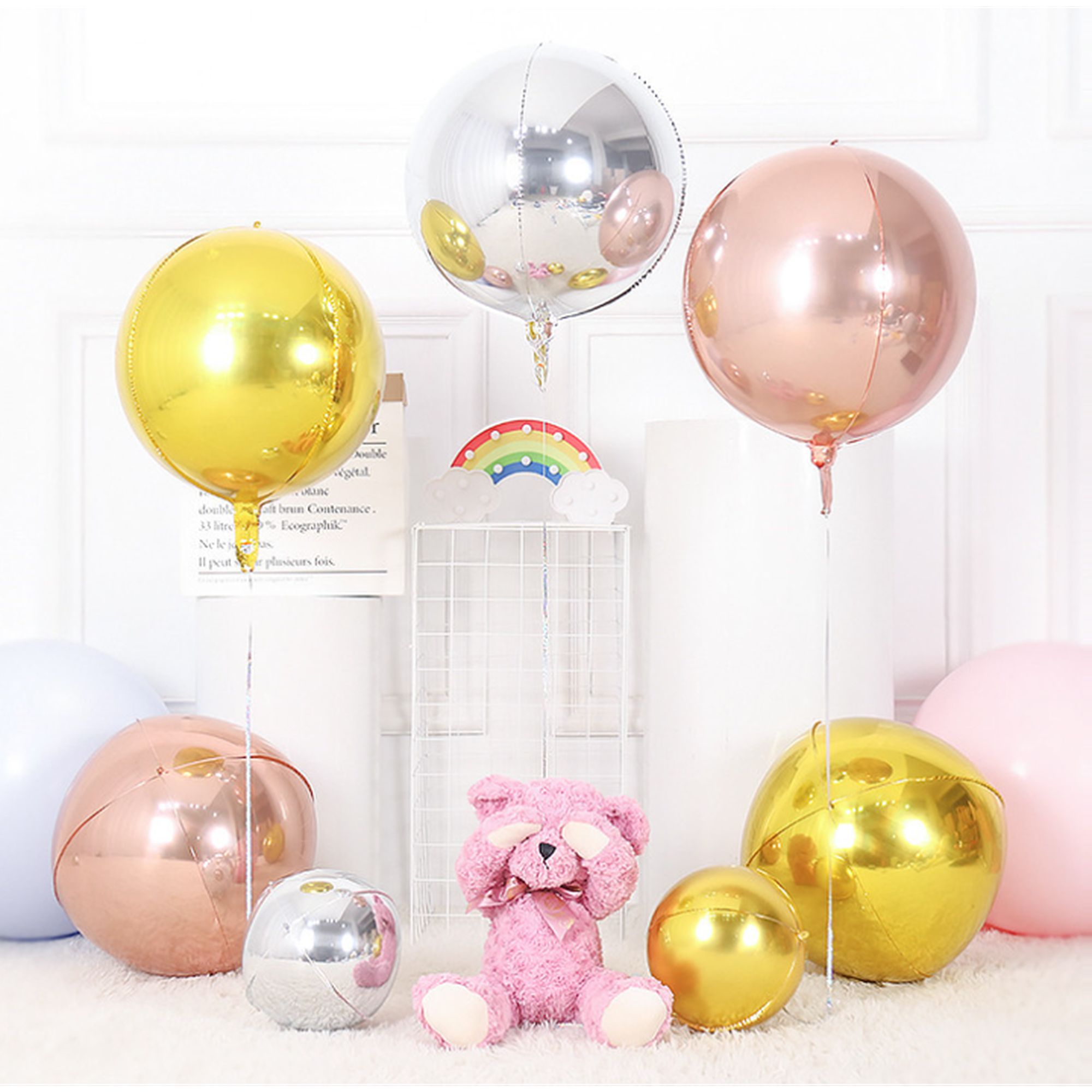 4D Foil Balloon 20inch Happy Birthday