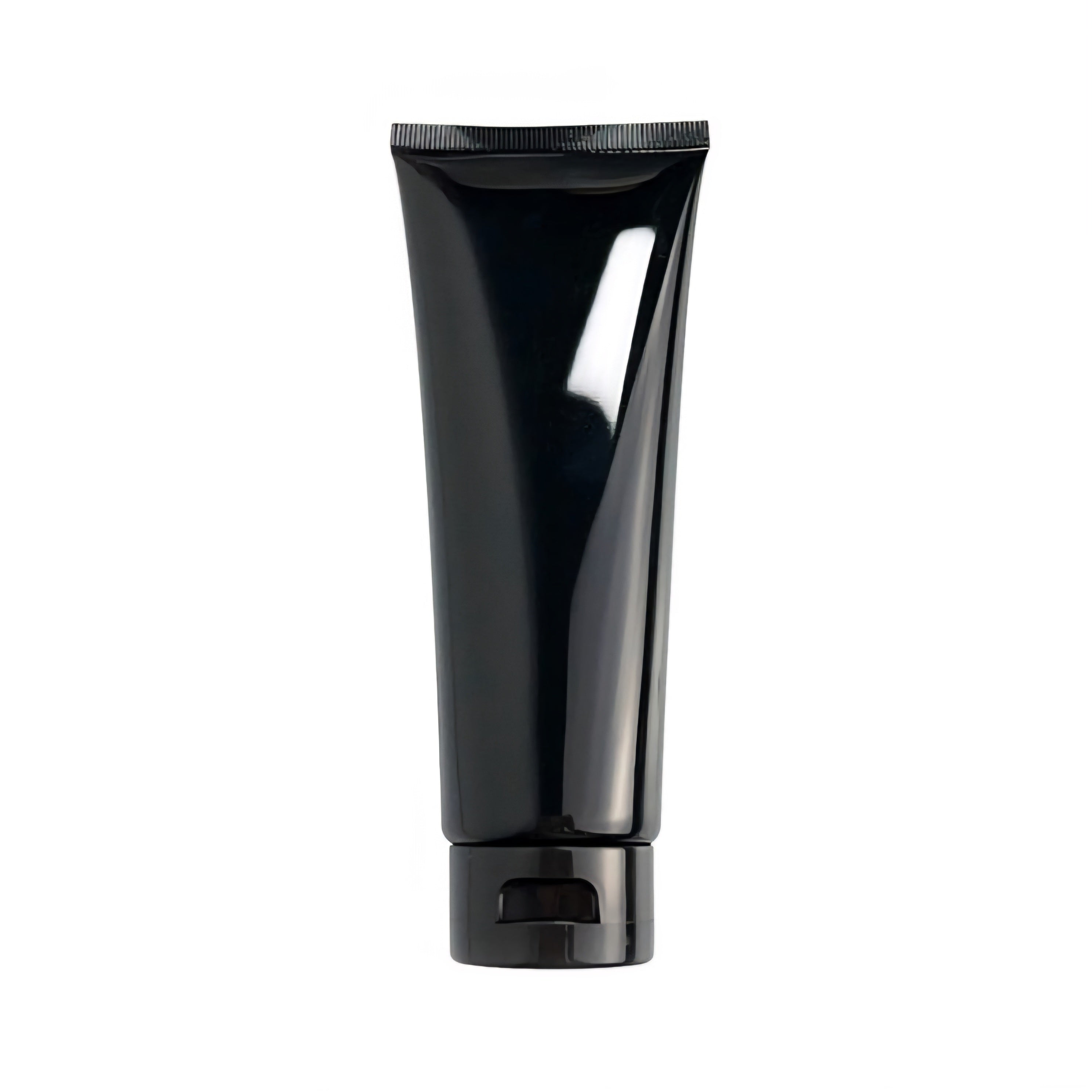 50ml Cosmetic Refillable Cream Tube Gloss Black