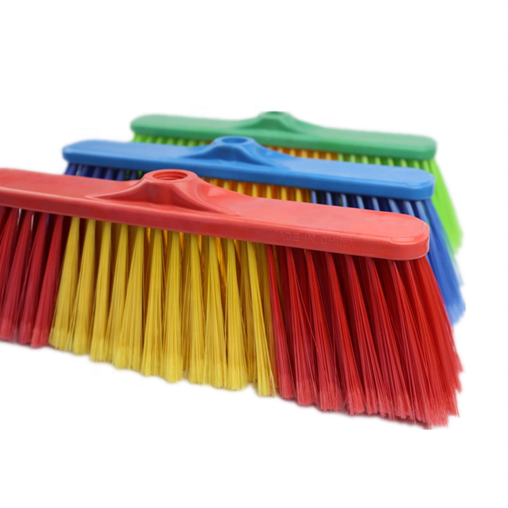 Household Floor Broom with Steel Stick 371