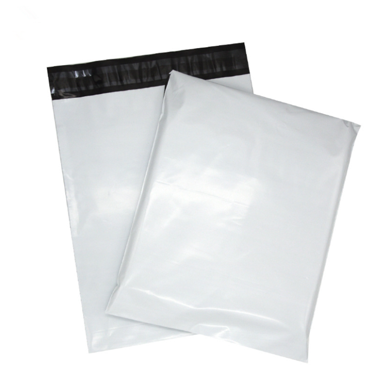 Tamper Proof White Courier Bag Self Adhesive Seal Packaging Pouch 75microns - Heavy Duty Virgin Material
