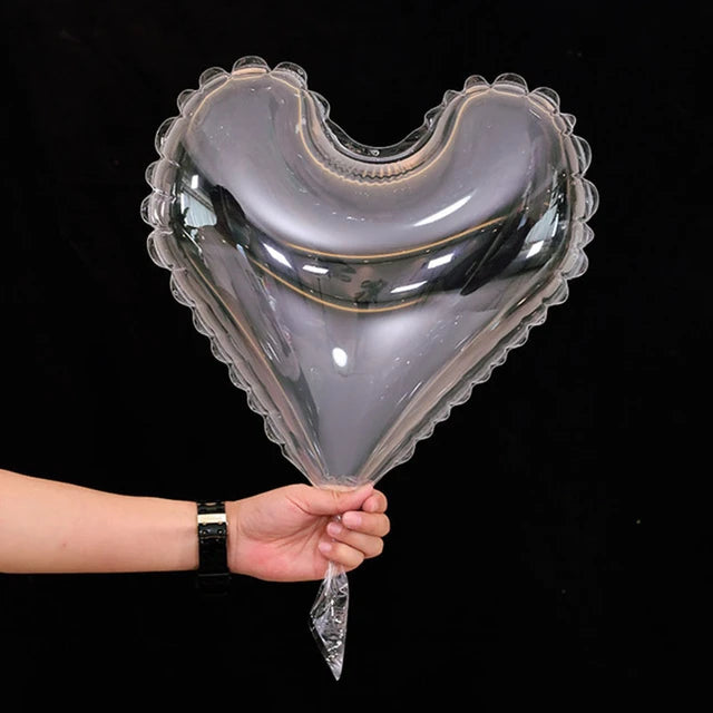 Bobo Balloon 45x42cm PVC Heart Shaped