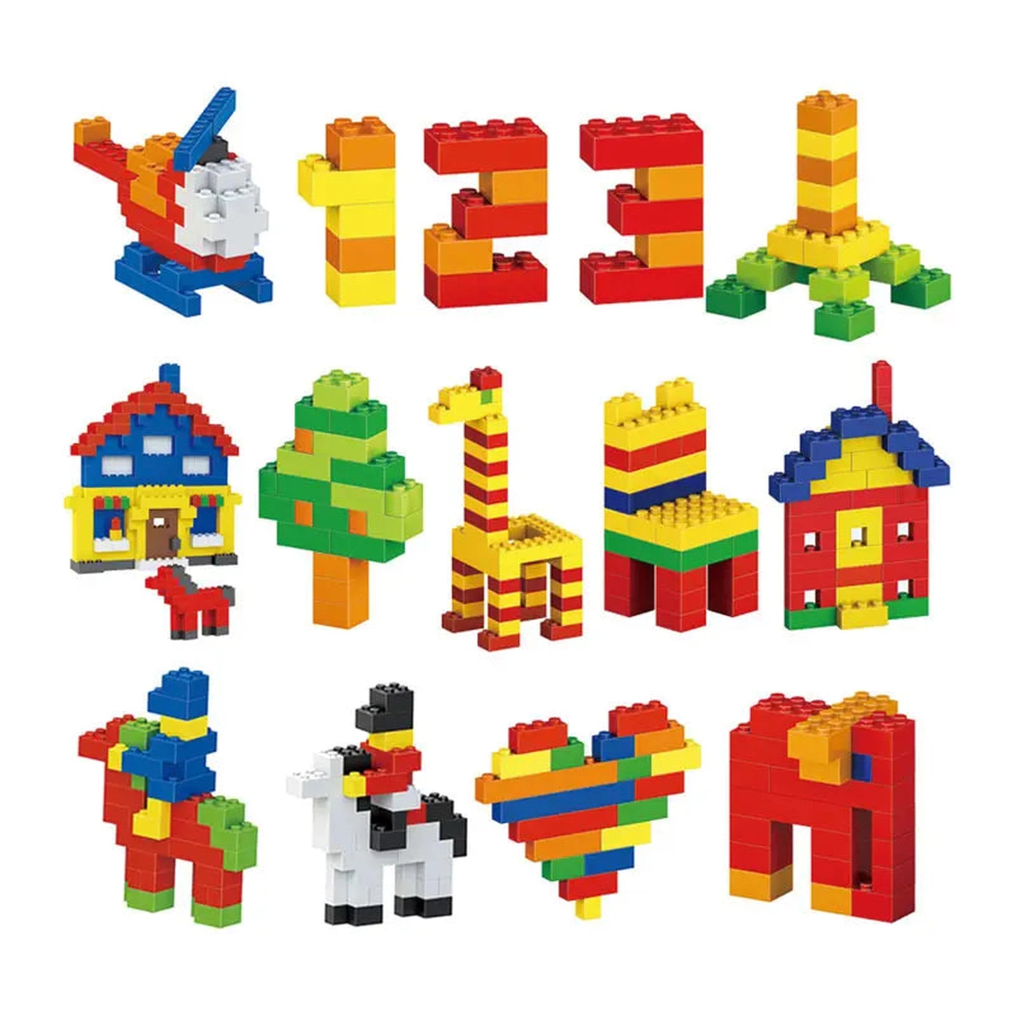 Kids Play Building Blocks - Bricks 1000pcs