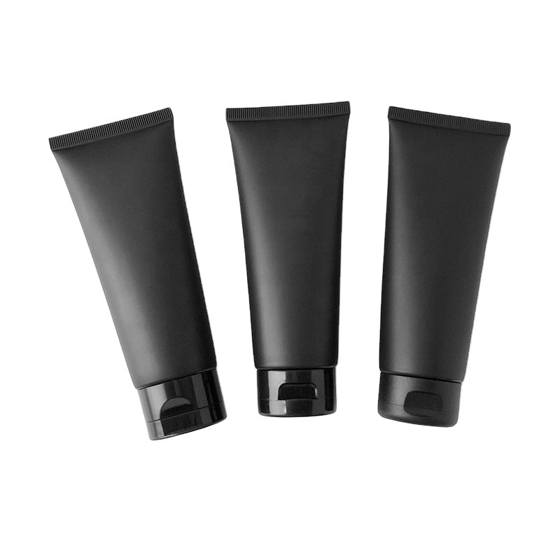 50ml Cosmetic Refillable Cream Tube Matte Black