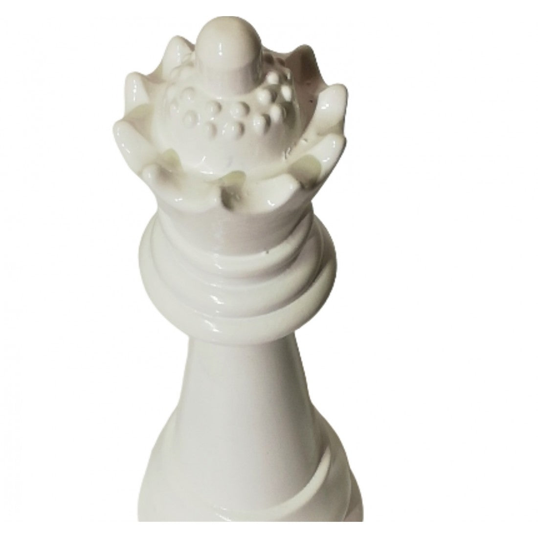 King Decor 42cm Chess Base White