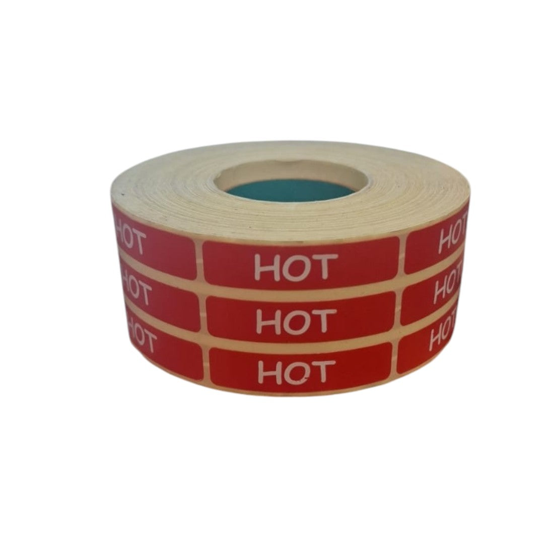 Hot Food Print Labels 11mmx48mm Stickers 3000pcs ML-Range