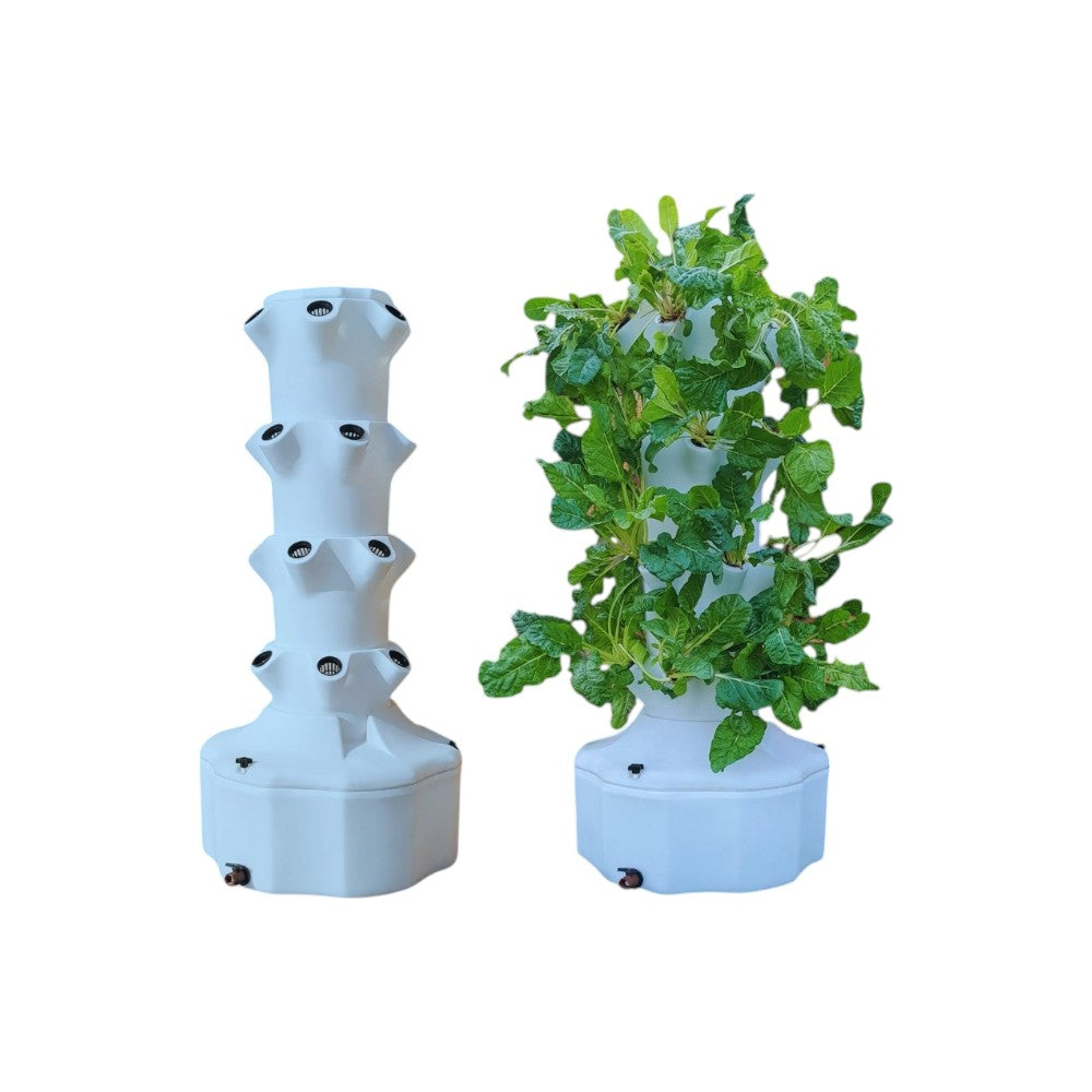 Hydroponic Plant Growing Innovative Vertical Tower Plastic