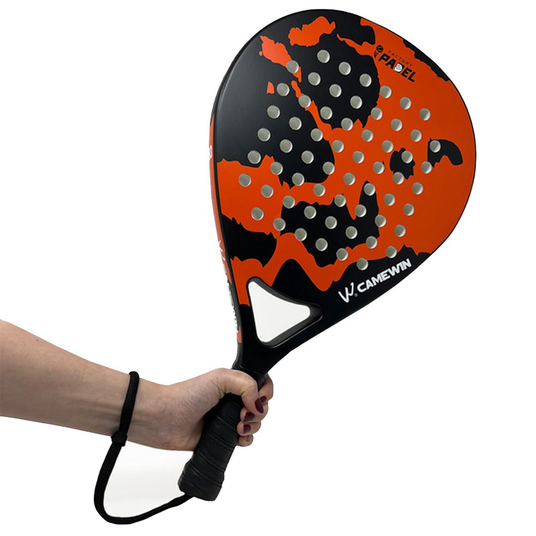 Camewin Padel Racket 100% Carbon Fiber with Bag