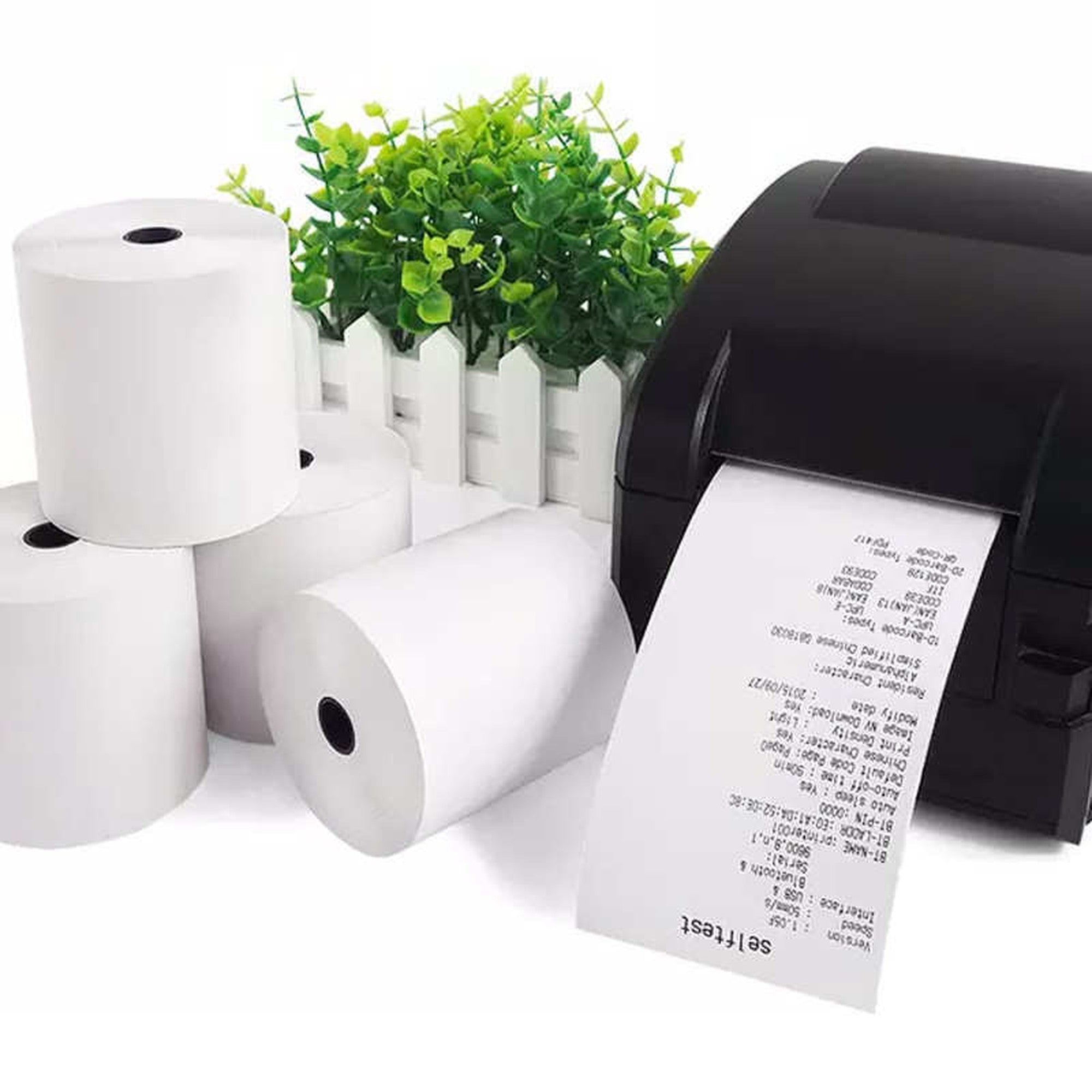 Point of Sale Bond Till Rolls 76x76mm 10pack