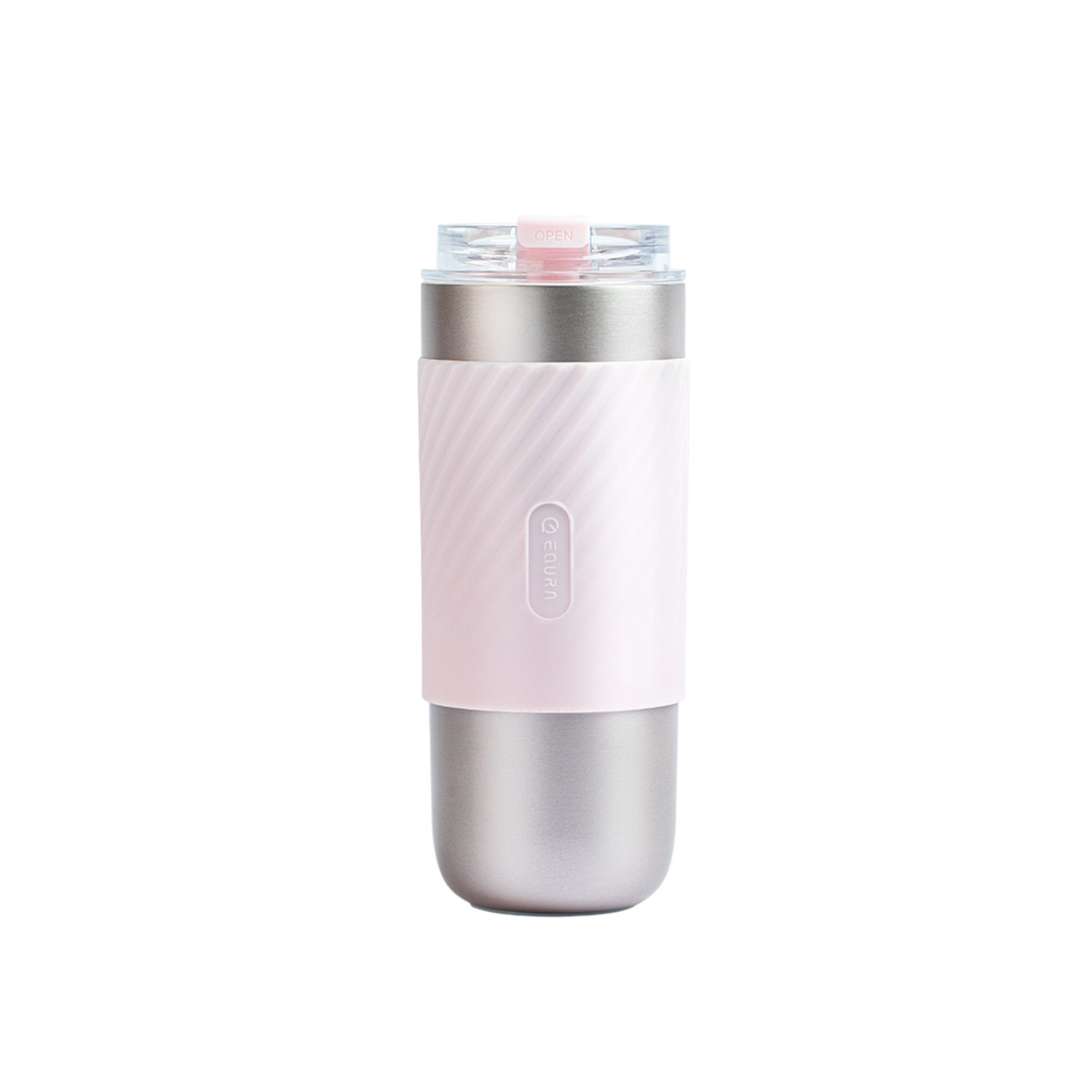 520ml Double-Wall Thermal Tumbler with Silicone Sleeve, Infuser & Retractable Stainless Steel Straw