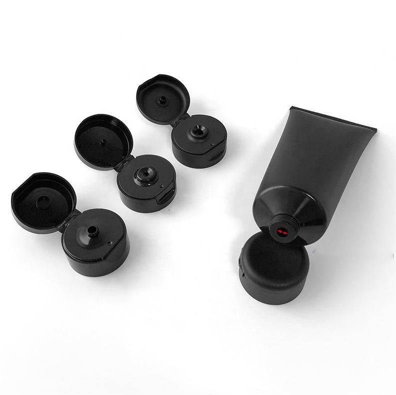 50ml Cosmetic Refillable Cream Tube Matte Black