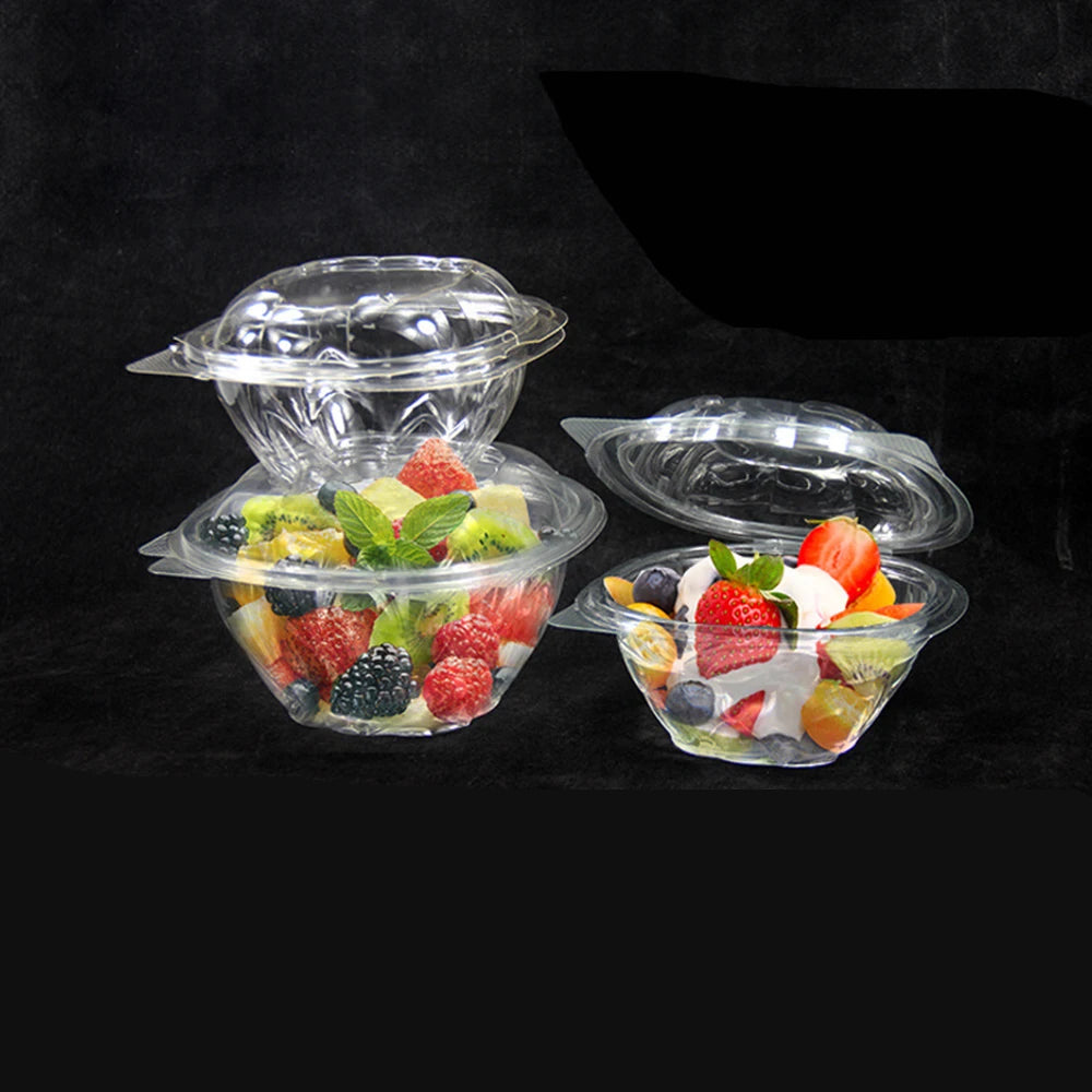 Zibo Clamshell 250ml Round Salad Container