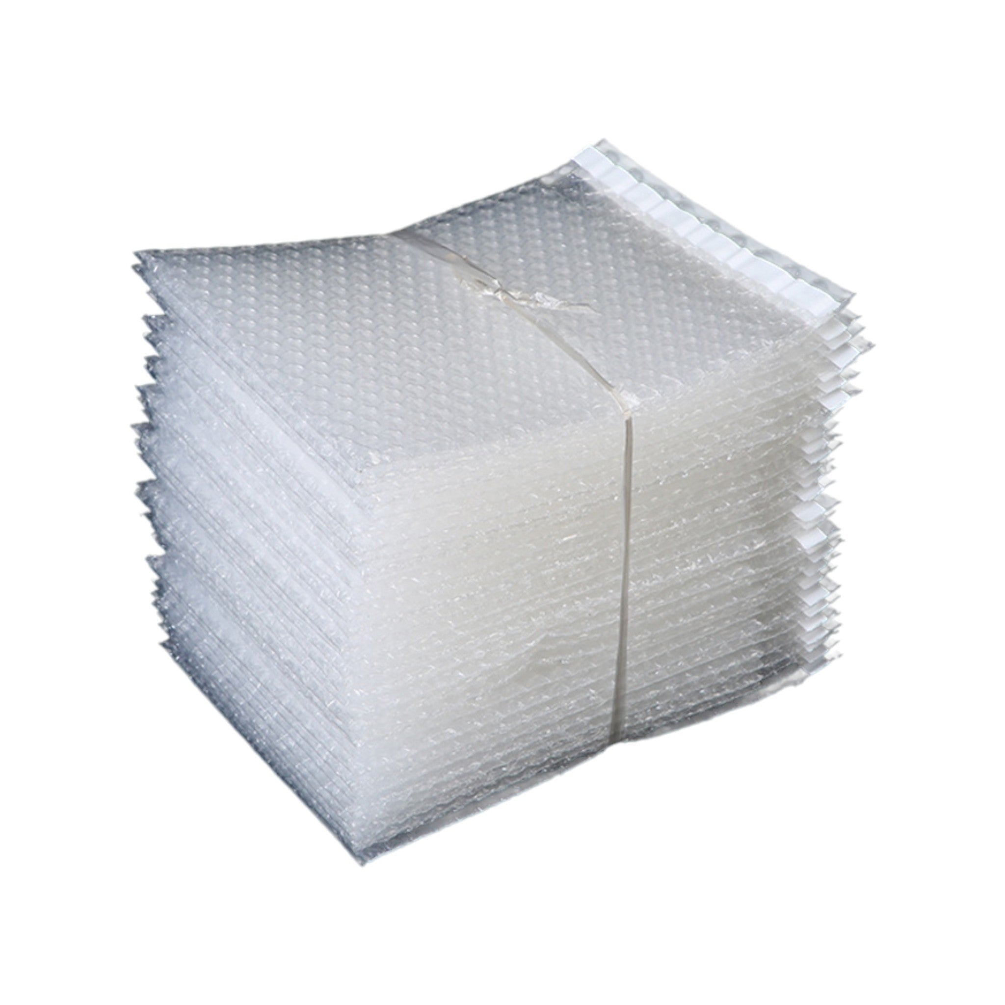 Bubble Air Wrap Pouch Bag - Clear Double Walled Protective Cushioning Bag with Self Sealing Strip 8mic 10pcs