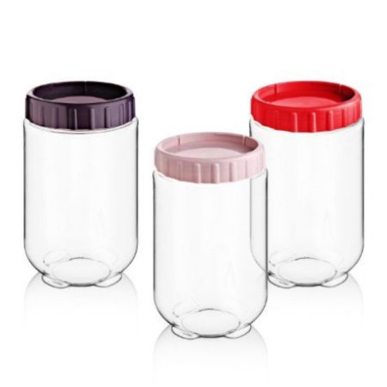 EM House 1L Plastic Storage Jar EMP-951