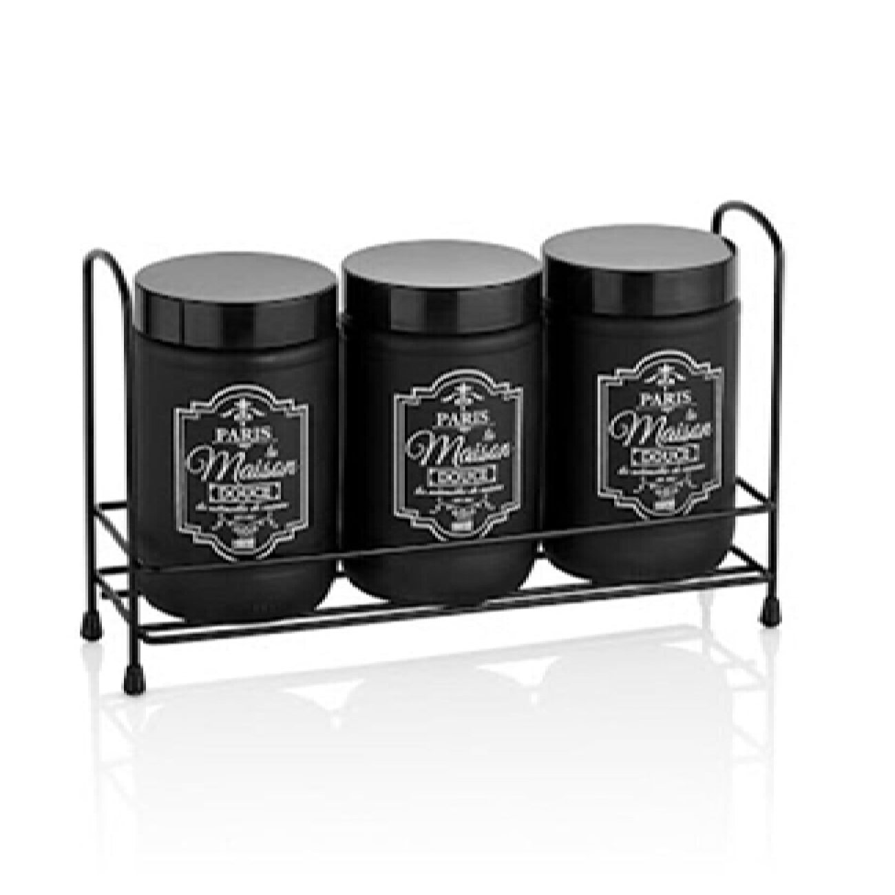 Paris Spice Jar Set Of 3 HN-2505
