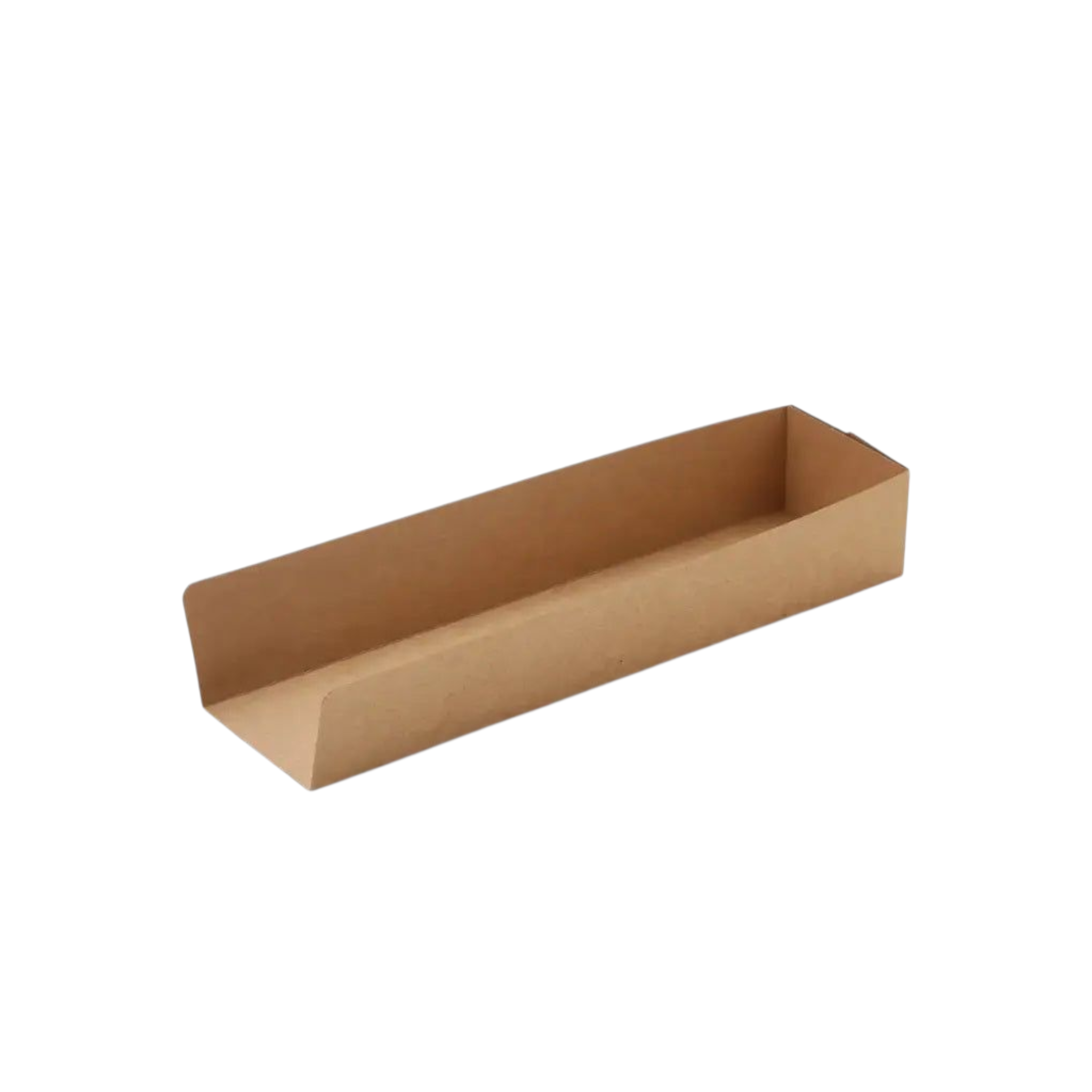 Kraft Paper Hot Dog Tray Unfolded 10pack