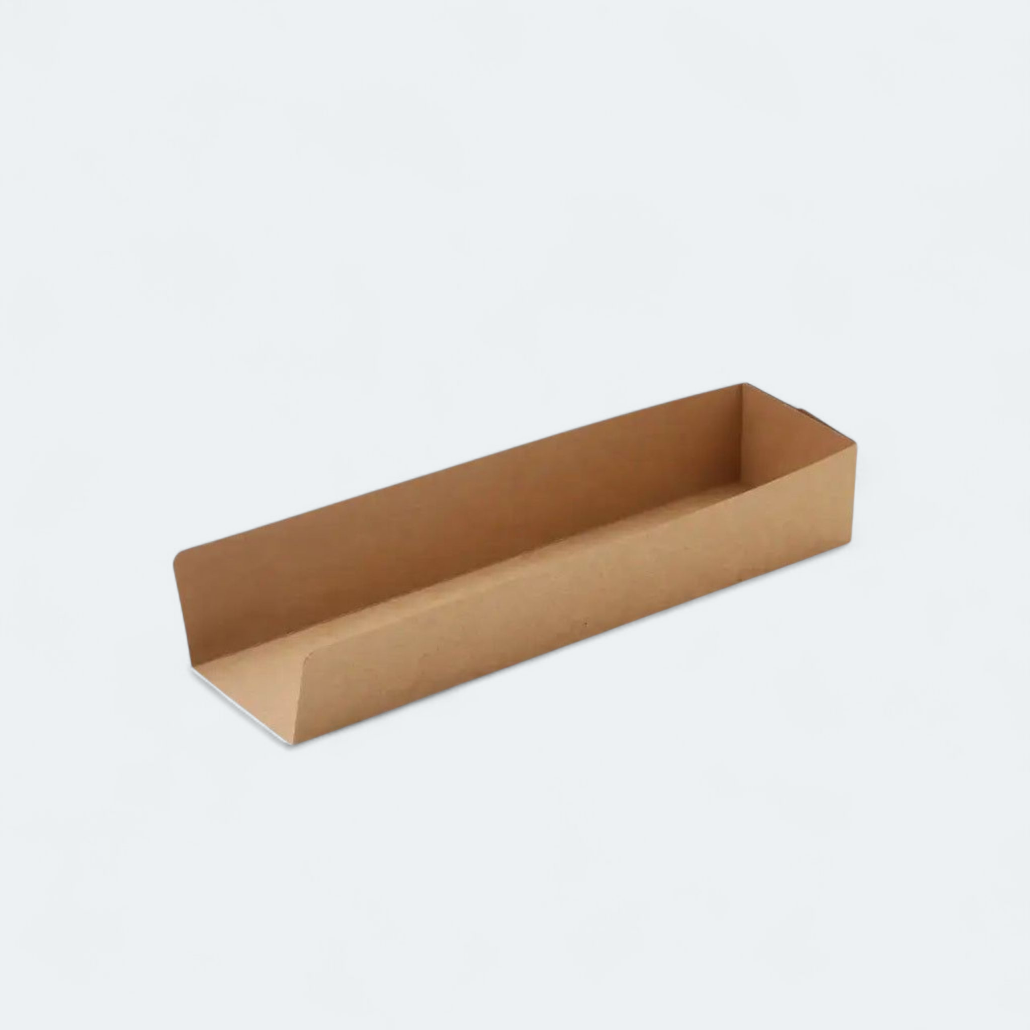 Kraft Paper Hot Dog Tray Unfolded 10pack