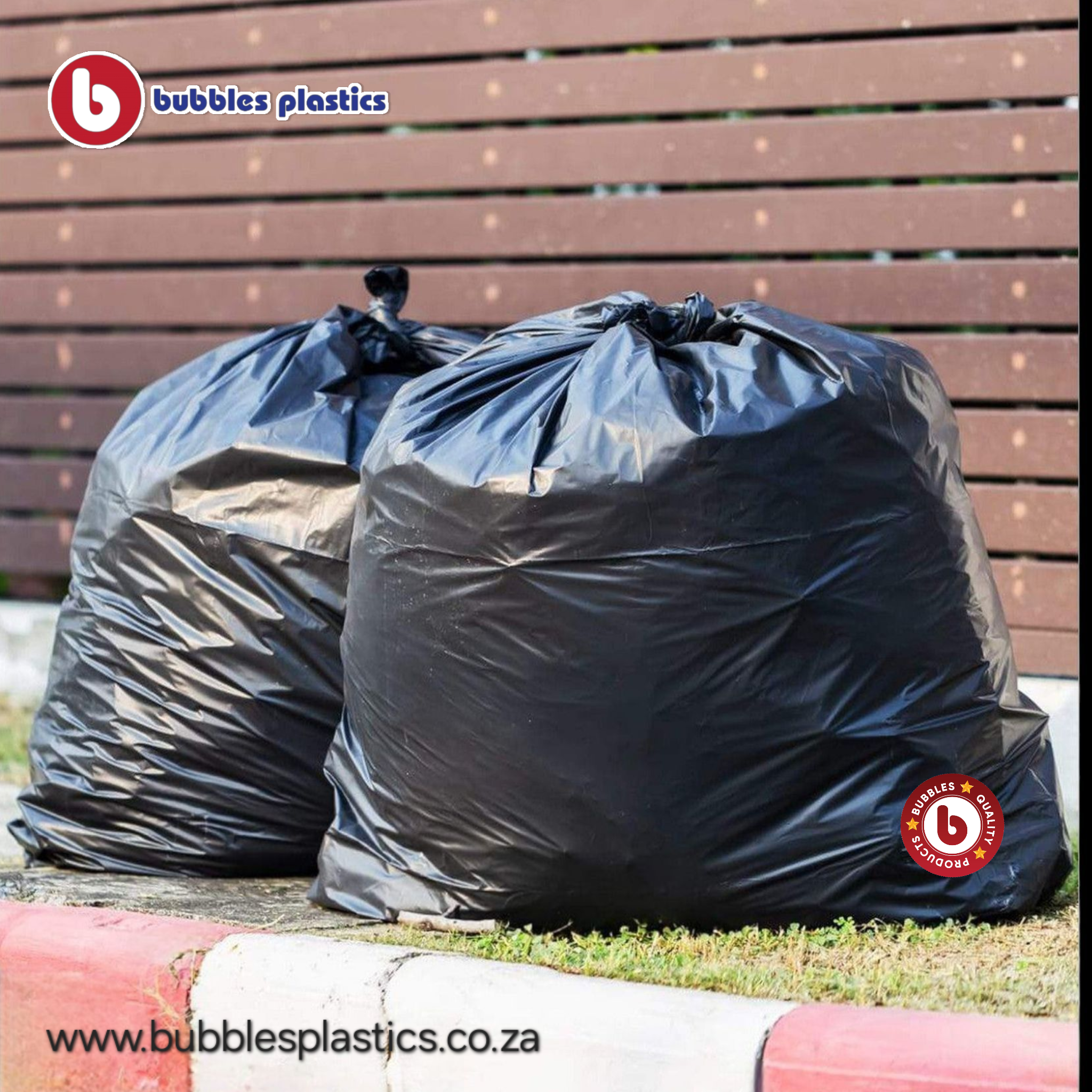 Refuse Bags Extra Heavy Duty 75x95cm 75microns Recycled Black 1000pack