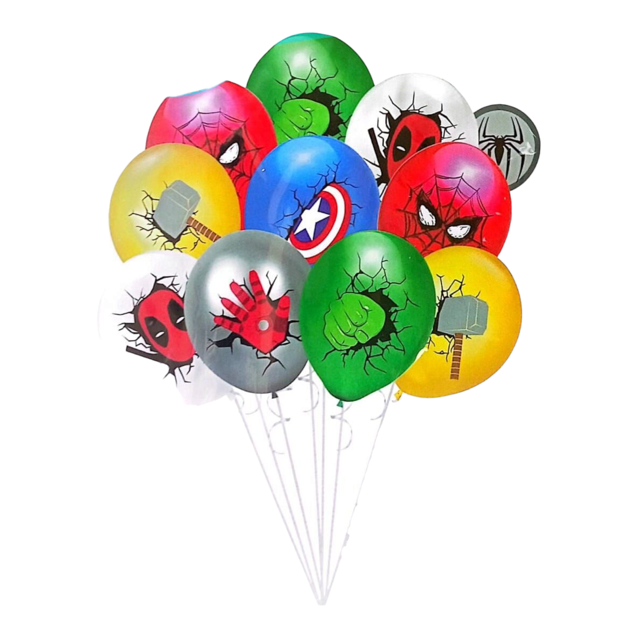 Disney Avengers Balloon 10pc Set