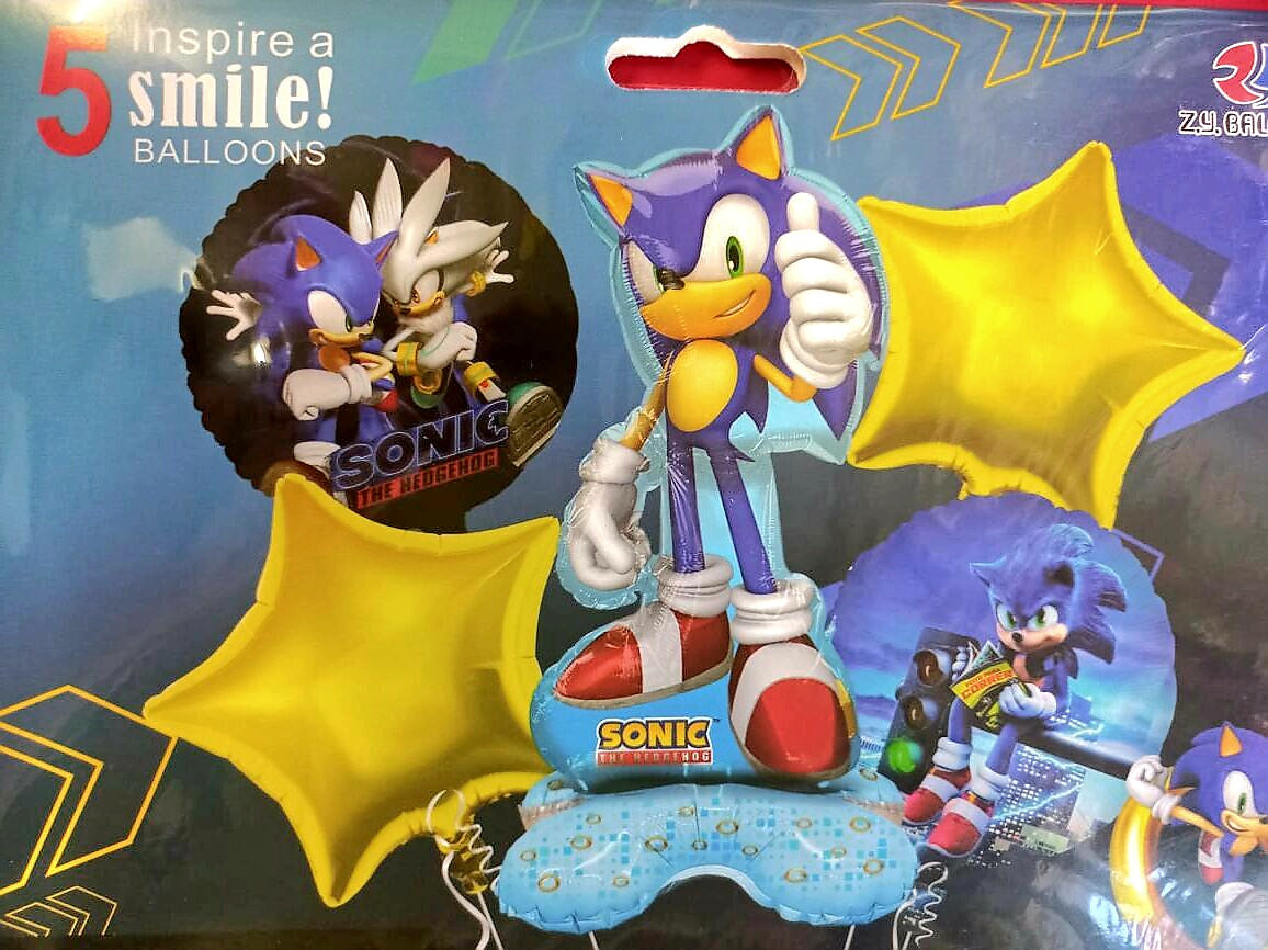 Disney Sonic Boom Balloons 5pc Set