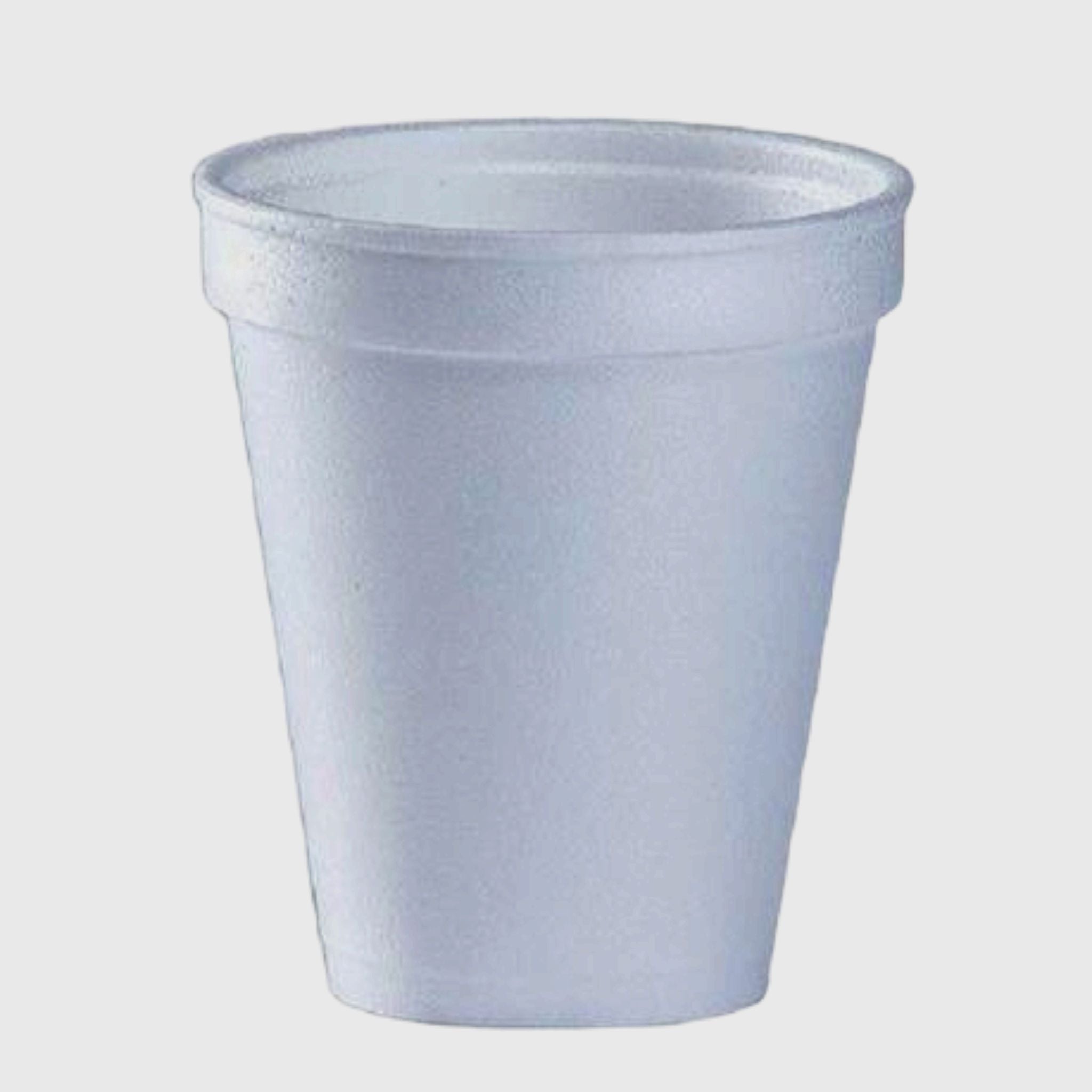 125ml Foam Cups Polystyrene HC.4 Disposable 100pack