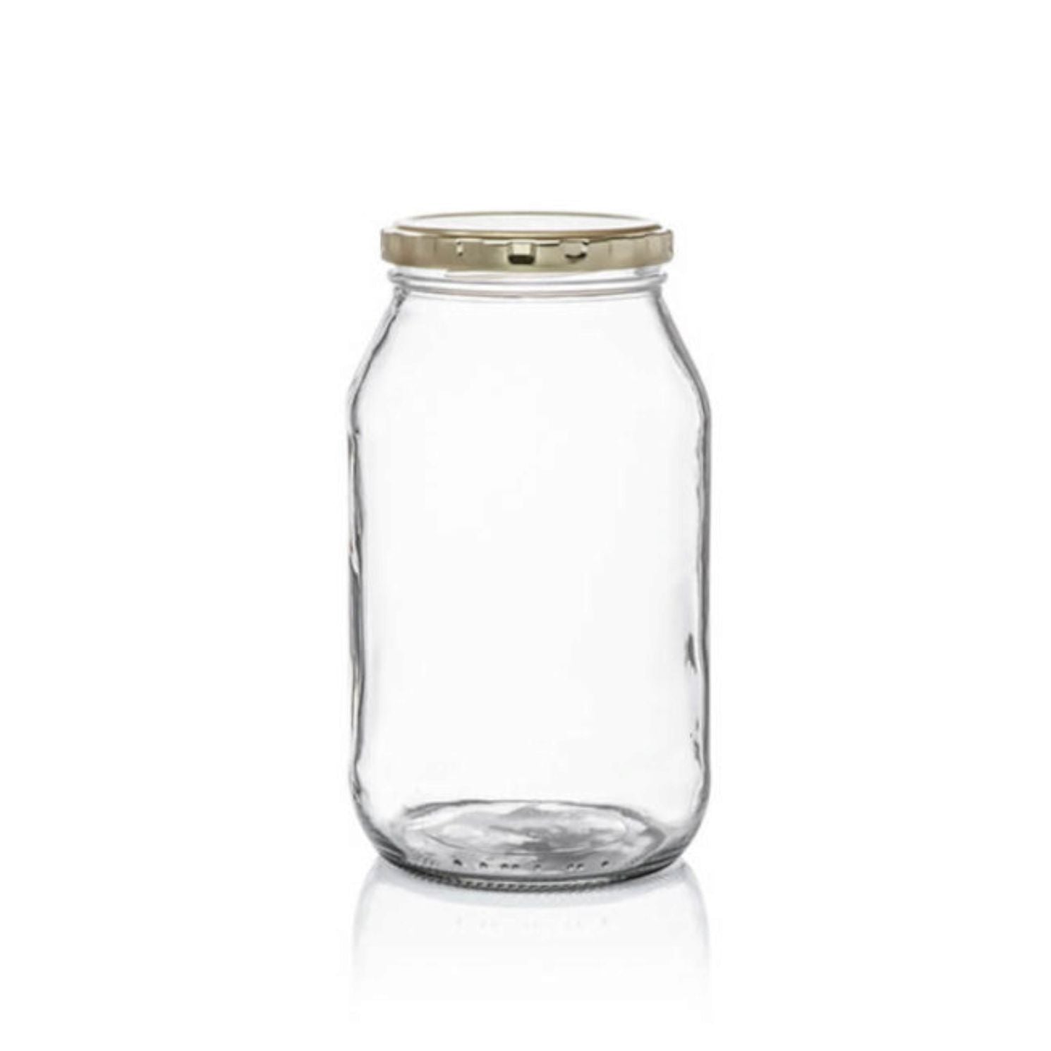 Consol 750ml Glass Catering Jar with Gold Twist Lid BN0680