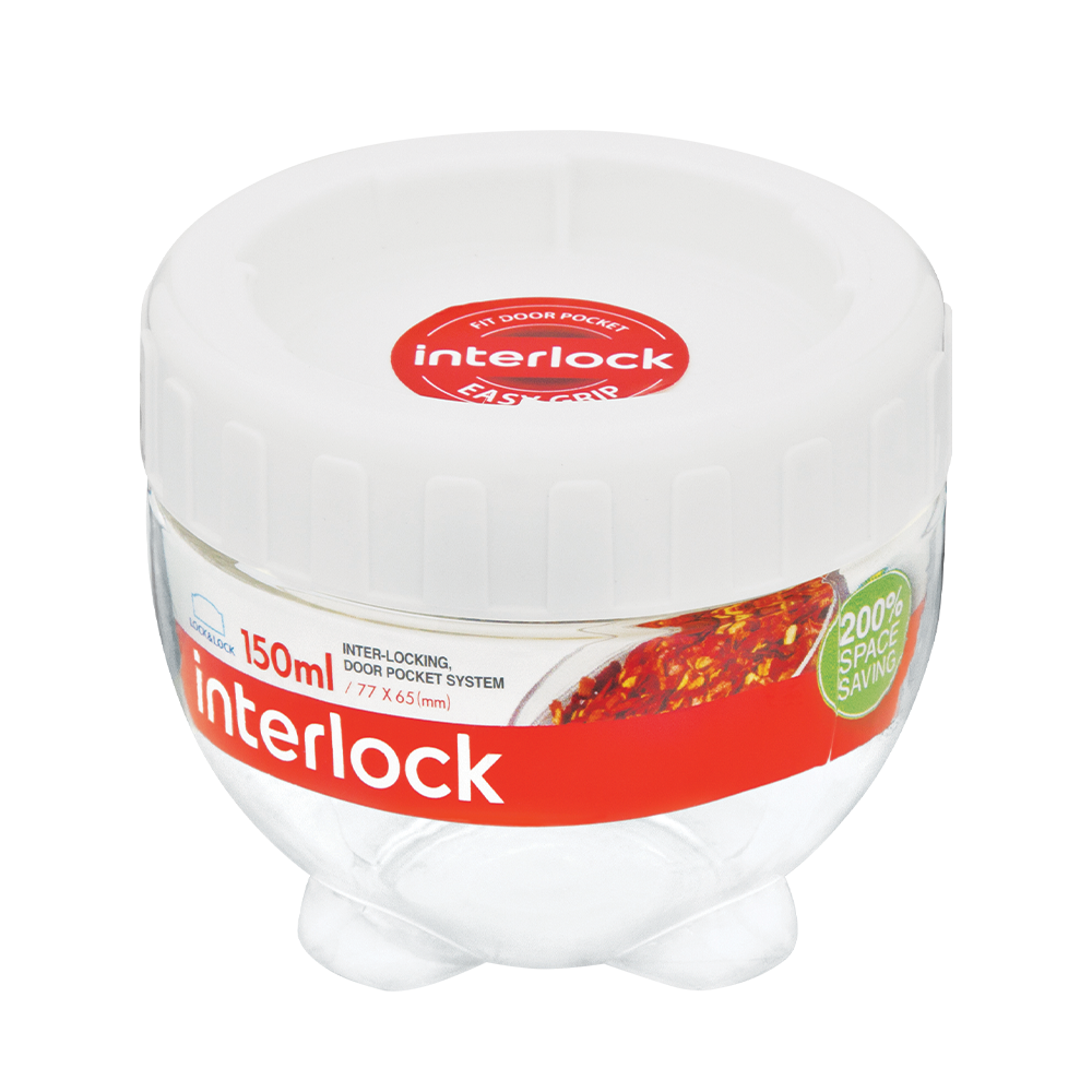 150ml LocknLock Interlock Container White INL201