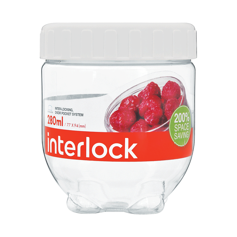 280ml LocknLock Interlock Container White INL202