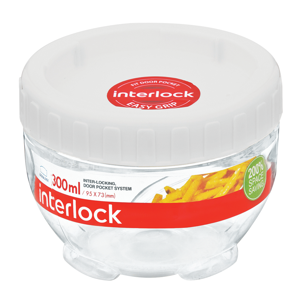 300ml  LocknLock Interlock Container White INL306