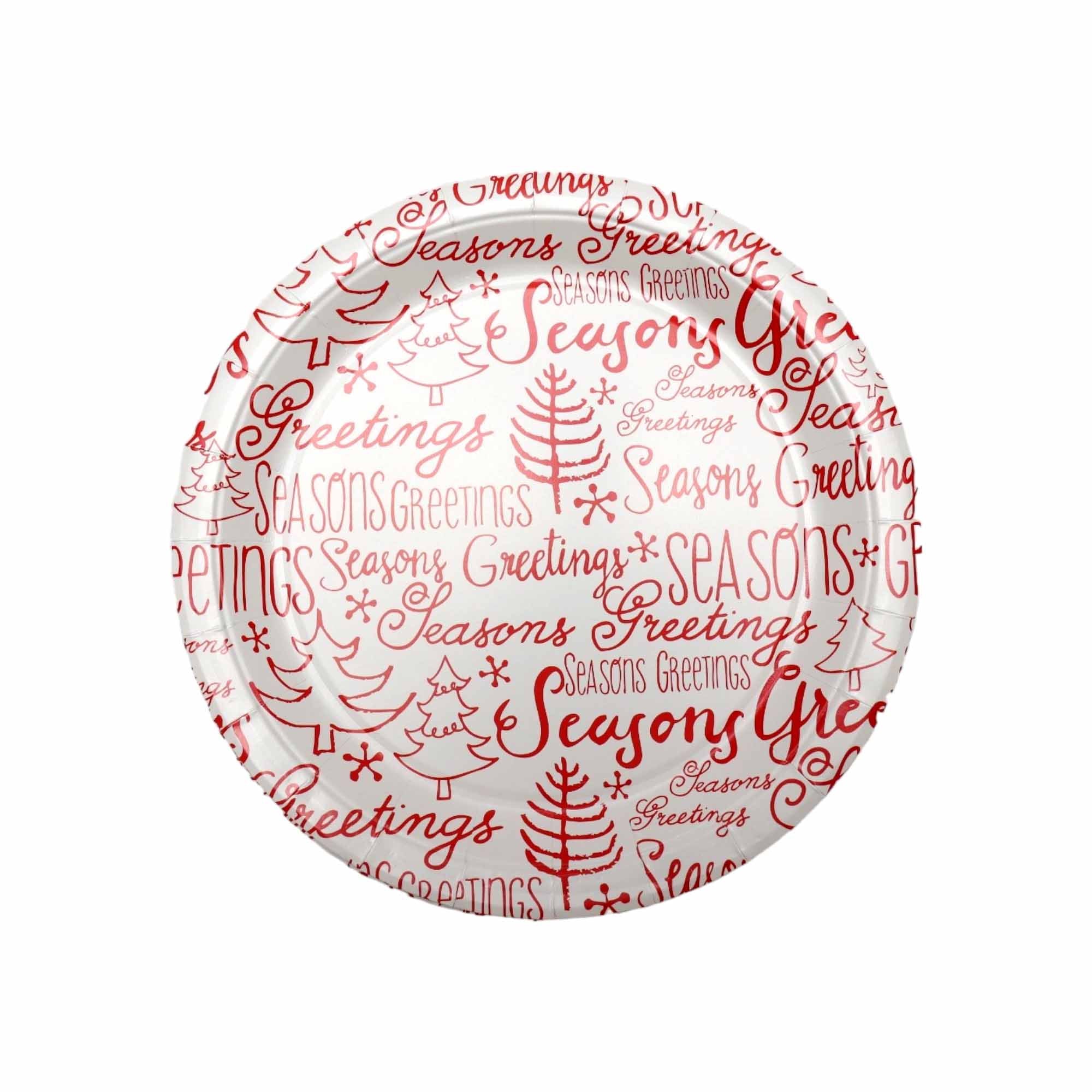 Party Paper Plates Festive Paper Plate 9inch 10pack