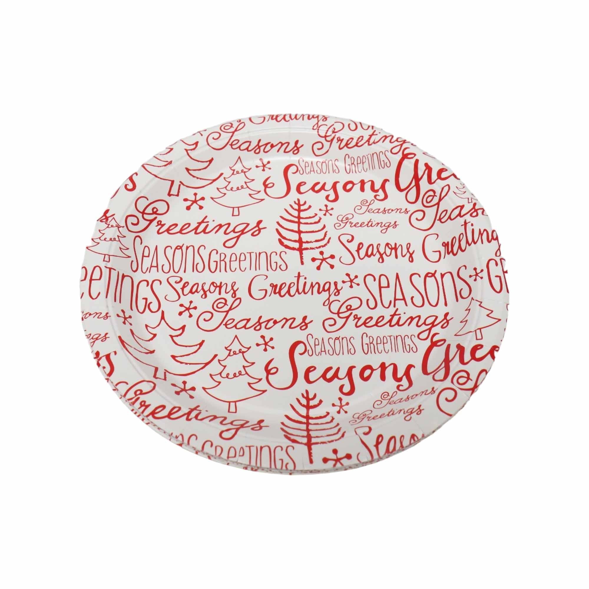 Party Paper Plates Festive 7Inch 10pack