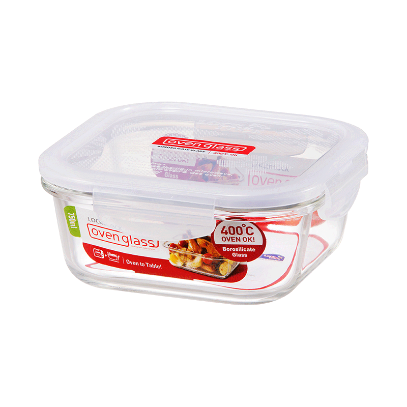 750ml LocknLock Euro Glass Square Container LLG224
