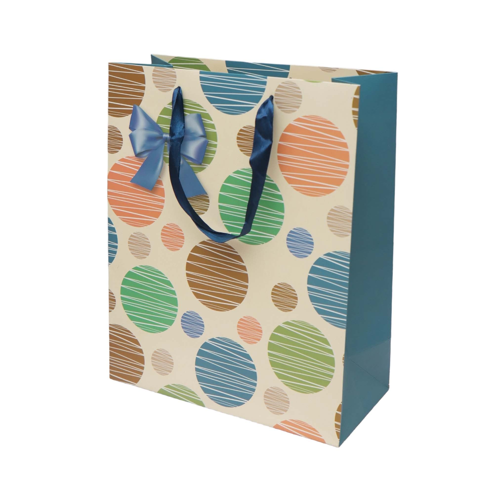 Gift Paper Bag Polka Dot 14x15cm Extra Small