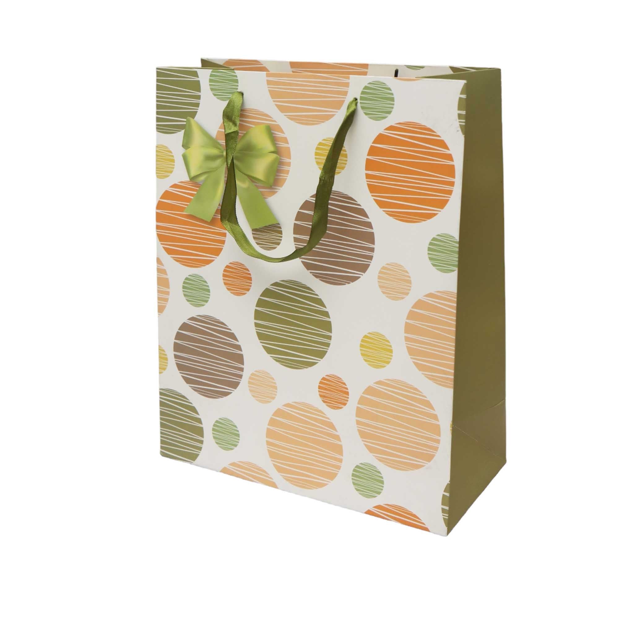 Gift Paper Bag Polka Dot 14x15cm Extra Small